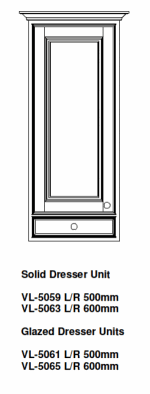 SINGLE DRESSER WALL KITCHEN UNIT
